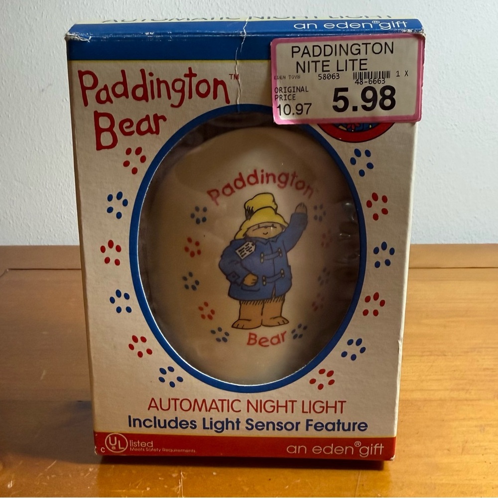 Paddington Bear Night Light - Vintage